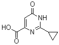 2-Cyclopropyl-6-oxo-1,6-dihydro-pyrimidine-4-carboxylic acid Structure,858956-25-9Structure