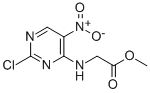 Methyl 2-(2-chloro-5-nitropyrimidin-4-ylamino)acetate Structure,859307-58-7Structure