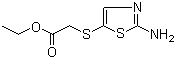 2-[(2-Amino-5-thiazolyl)thio]acetic acid ethyl ester Structure,859522-19-3Structure