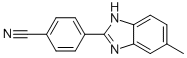 4-(5-Methyl-1h-benzimidazol-2-yl)benzonitrile Structure,859732-36-8Structure