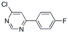 4-Chloro-6-(4-fluoro-phenyl)-pyrimidine Structure,85979-61-9Structure