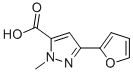 3-(2-Furyl)-1-methyl-1H-pyrazole-5-carboxylic acid Structure,859851-00-6Structure