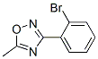 3-(2-Bromophenyl)-5-methyl-1,2,4-oxadiazole Structure,859851-04-0Structure