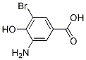 3-Amino-5-bromo-4-hydroxybenzoic acid Structure,860182-21-4Structure