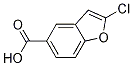 2-Chlorobenzofuran-5-carboxylic acid Structure,860183-31-9Structure