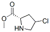 L-proline, 4-chloro-, methyl ester (9ci) Structure,86029-02-9Structure