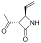 2-Azetidinone, 3-acetyl-4-ethenyl-, trans-(9ci) Structure,86039-87-4Structure