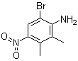 6-Bromo-2,3-dimethyl-4-nitro-benzenamine Structure,860570-23-6Structure