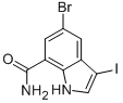 5-Bromo-3-iodo-1h-indole-7-carboxamide Structure,860626-08-0Structure