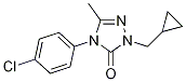 4-(4-Chlorophenyl)-1-(cyclopropylmethyl)-3-methyl-1h-1,2,4-triazol-5(4h)-one Structure,860786-67-0Structure