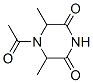 2,6-Piperazinedione,4-acetyl-3,5-dimethyl- Structure,861379-70-6Structure