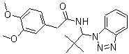 N-(1-(1h-benzo[d][1,2,3]triazol-1-yl)-2,2-dimethyl- propyl)-2-(3,4-dimethoxyphenyl)acetamide Structure,861393-66-0Structure