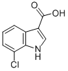 7-Chloroindole-3-carboxylic acid Structure,86153-24-4Structure