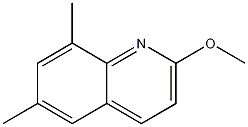 2-Methoxy-6,8-dimethylquinoline Structure,861581-28-4Structure