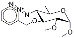 Methyl 4-azido-4,6-dideoxy-2-o-methyl-3-o-benzyl-α-d-glucopyranoside Structure,861819-28-5Structure