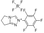 6,7-Dihydro-2-pentafluorophenyl-5h-pyrrolo(2,1-c)-1,2,4-triazolium tetrafluoroborate, 97% Structure,862095-91-8Structure