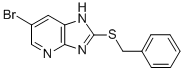 1H-imidazo[4,5-b]pyridine,6-bromo-2-[(phenylmethyl)thio]- Structure,862105-66-6Structure