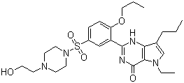 Mirodenafil Structure,862189-95-5Structure