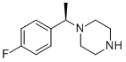 (R)-1-(1-(4-fluorophenyl)ethyl)piperazine Structure,862270-48-2Structure