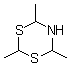 2,4,6-Trimethyl-1,3,5-dithiazine Structure,86241-90-9Structure