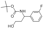 3-N-boc-amino-3-(3-fluorophenyl)-1-propanol Structure,862466-15-7Structure