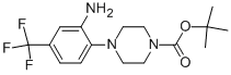 4-(2-Amino-4-trifluoromethyl-phenyl)-piperazine-1-carboxylic acid tert-butyl ester Structure,862874-74-6Structure