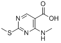 4-(Methylamino)-2-(methylthio)-5-pyrimidinecarboxylic acid Structure,863028-98-2Structure