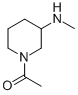 1-Acetyl-3-(methylamino)piperidine Structure,863248-56-0Structure