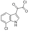 7-Chloro-alpha-oxo-1h-indole-3-acetyl chloride Structure,863289-28-5Structure