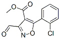 4-Isoxazolecarboxylicacid,5-(2-chlorophenyl)-3-formyl-,methylester(9ci) Structure,863391-66-6Structure