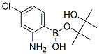 Benzenamine, 5-chloro-2-(4,4,5,5-tetramethyl-1,3,2-dioxaborolan-2-yl)- Structure,863578-21-6Structure