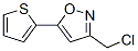 3-(Chloromethyl)-5-thien-2-ylisoxazole Structure,863669-57-2Structure