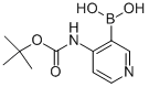 {4-[(Tert-Butoxycarbonyl)amino]pyridin-3-yl} boronic acid Structure,863752-59-4Structure