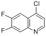 4-Chloro-6,7-difluoroquinoline Structure,863785-94-8Structure