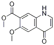 Methyl 6-methoxy-4-oxo-1h-quinoline-7-carboxylate Structure,863786-19-0Structure