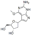 2-Amino-4-methoxy-7-(beta-d-2-deoxyribofuranosyl)pyrrolo[2,3-d]pyrimidine Structure,86392-74-7Structure