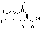 7-Chloro-1-cyclopropyl-6-fluoro-1,4-dihydro-4-oxoquinoline-3-carboxylic acid Structure,86393-33-1Structure