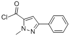 1-Methyl-3-phenyl-1H-pyrazole-5-carbonyl chloride Structure,864068-95-1Structure