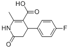 1,4,5,6-Tetrahydro-2-methyl-6-oxo-4-[4-(fluoro)phenyl]-3-pyridinecarboxylic acid Structure,864082-26-8Structure