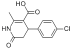 1,4,5,6-Tetrahydro-2-methyl-6-oxo-4-(4-chlorophenyl)-3-pyridinecarboxylic acid Structure,864082-31-5Structure