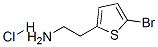 2-Thiopheneethanamine, 5-bromo-, hydrochloride Structure,86423-47-4Structure