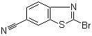 6-Benzothiazolecarbonitrile, 2-bromo- Structure,864265-77-0Structure