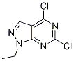 4,6-Dichloro-1-ethyl-1h-pyrazolo[3,4-d]pyrimidine Structure,864292-48-8Structure