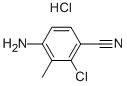 4-Amino-2-chloro-3-methylbenzonitrilehydrochloride Structure,864361-78-4Structure