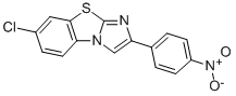 7-Chloro-2-(4-nitrophenyl)imidazo[2,1-b]benzothiazole Structure,864434-24-2Structure