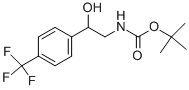 [2-Hydroxy-2-(4-trifluoromethyl-phenyl)-ethyl]-carbamicacidtert-butylester Structure,864539-94-6Structure