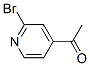 2-Bromo-4-acetyl pyridine Structure,864674-02-2Structure