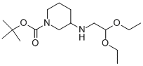 3-(2,2-Diethoxy-ethylamino)-piperidine-1-carboxylic acid tert-butyl ester Structure,864684-93-5Structure