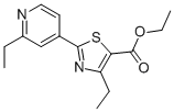 4-Ethyl-2-(2-ethyl-pyridin-4-yl)-thiazole-5-carboxylic acid ethyl ester Structure,864684-99-1Structure