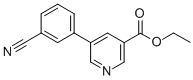 5-(3-Cyanophenyl)-pyridine-3-carboxylate,ethylester Structure,864685-41-6Structure